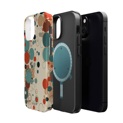 Pastel Line Circles - iPhone MagSafe Tough Case