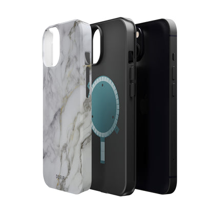 Touch of Gold Classic Marble - iPhone MagSafe Tough Case