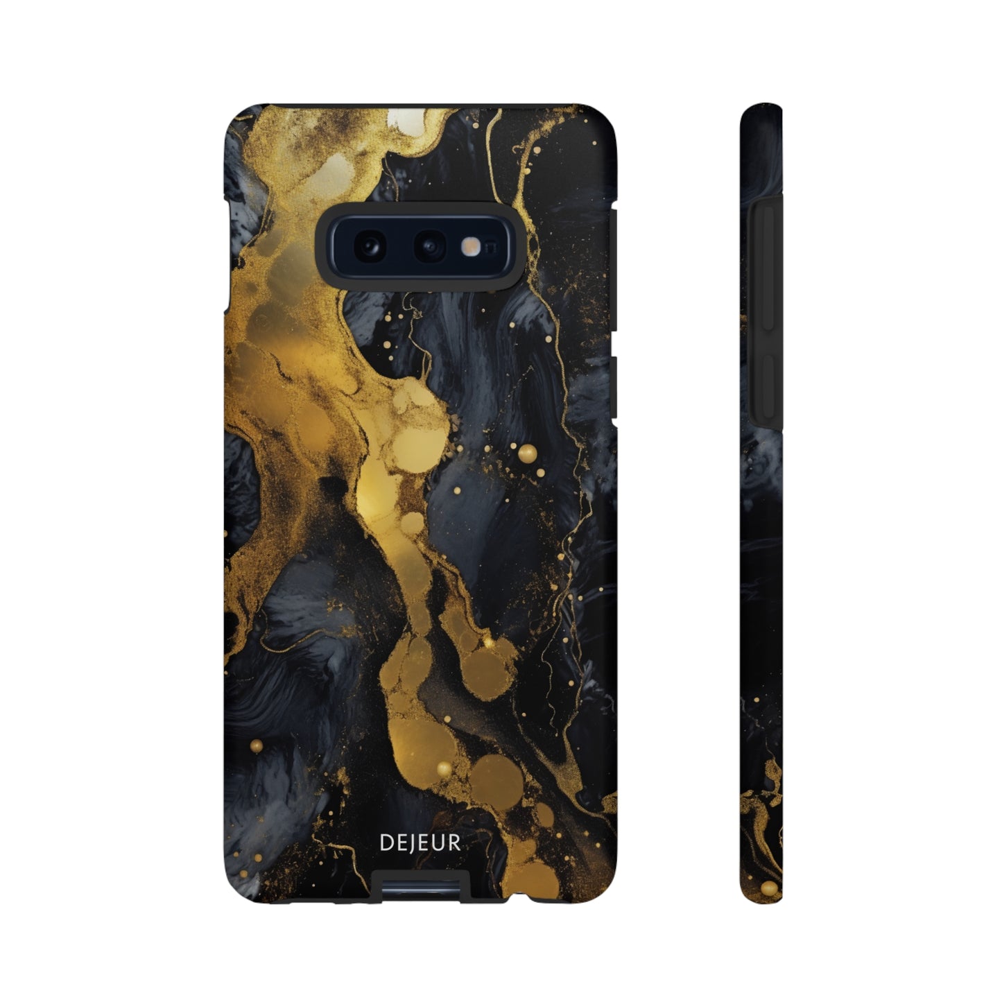 Metallic Gold Dark Marble - Samsung Galaxy Tough Case