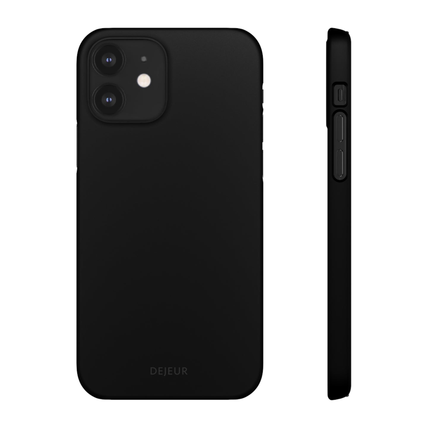 Pure Black - iPhone Snap Case