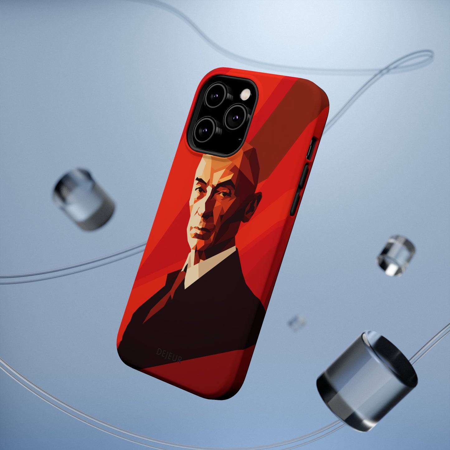 Oppenheimer Minimalist Portrait - iPhone MagSafe Tough Case