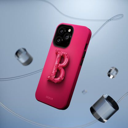 B Hot Pink - iPhone MagSafe Tough Case