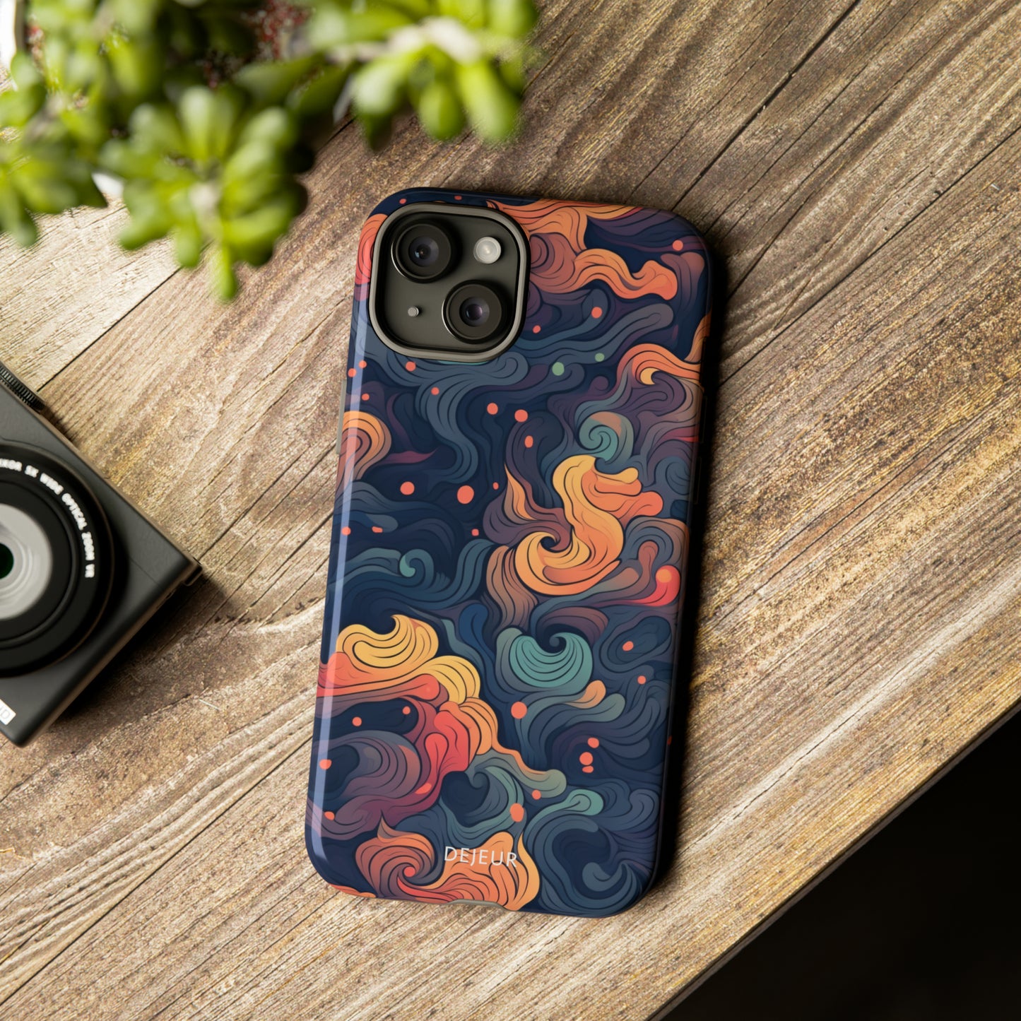 Fox Tail Swirls - iPhone Tough Case