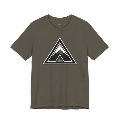 Abstract Triangular Mountain Range Silhouette - Men's T-Shirt