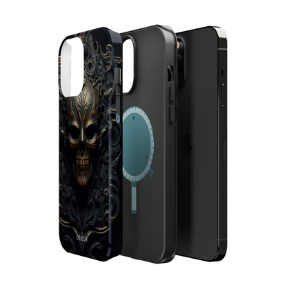 Dark Bronze Skull - iPhone MagSafe Tough Case