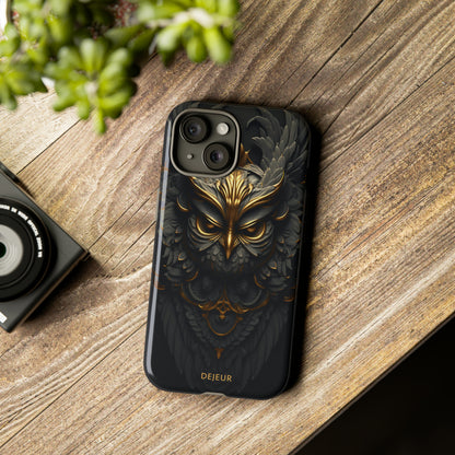 Golden Dark Owl - iPhone Tough Case