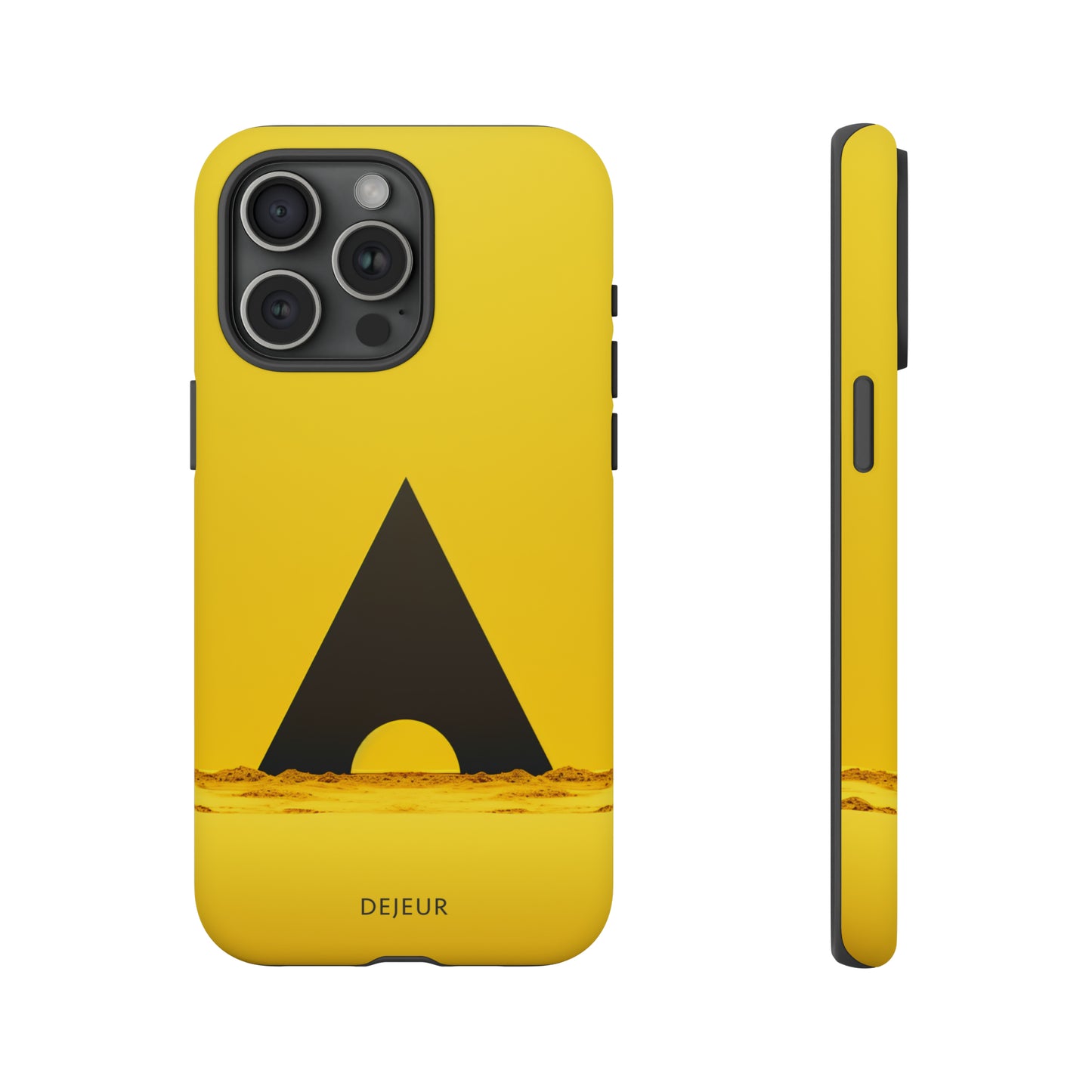 Sun Triangle Yellow - iPhone Tough Case