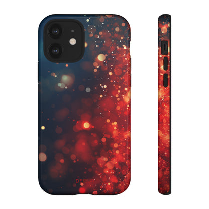 Midnight Red Shimmer - iPhone Tough Case