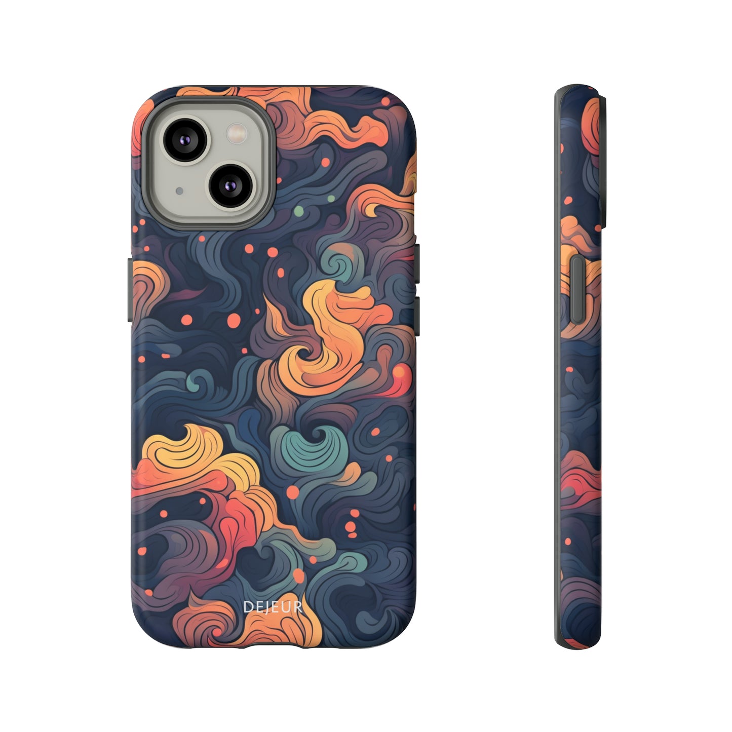 Fox Tail Swirls - iPhone Tough Case