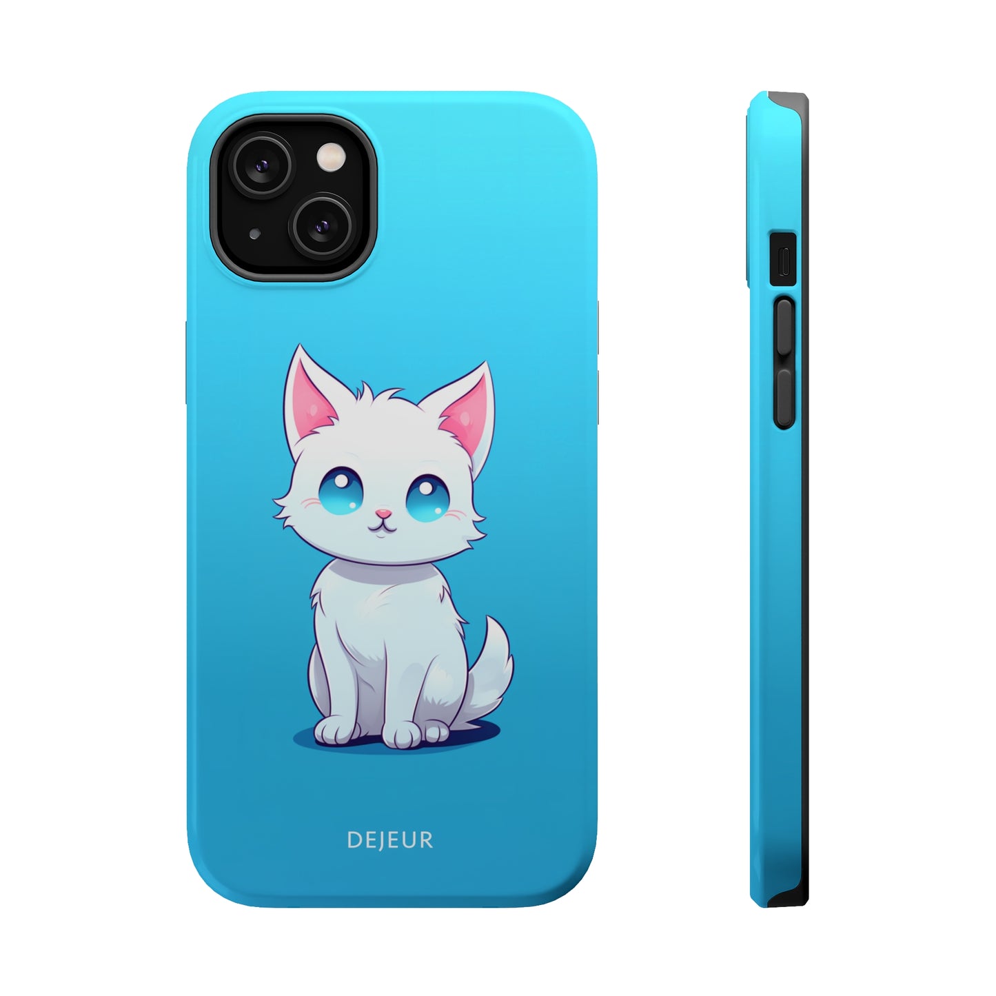 Blue Eyed Cutey Cat - iPhone MagSafe Tough Case