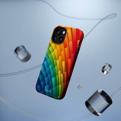 Rainbow Bars - iPhone MagSafe Tough Case