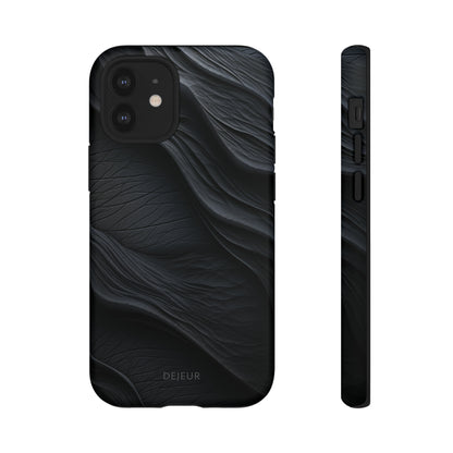 Charcoal Ripples - iPhone Tough Case