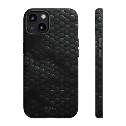 Black Carbon Matrix - iPhone Tough Case