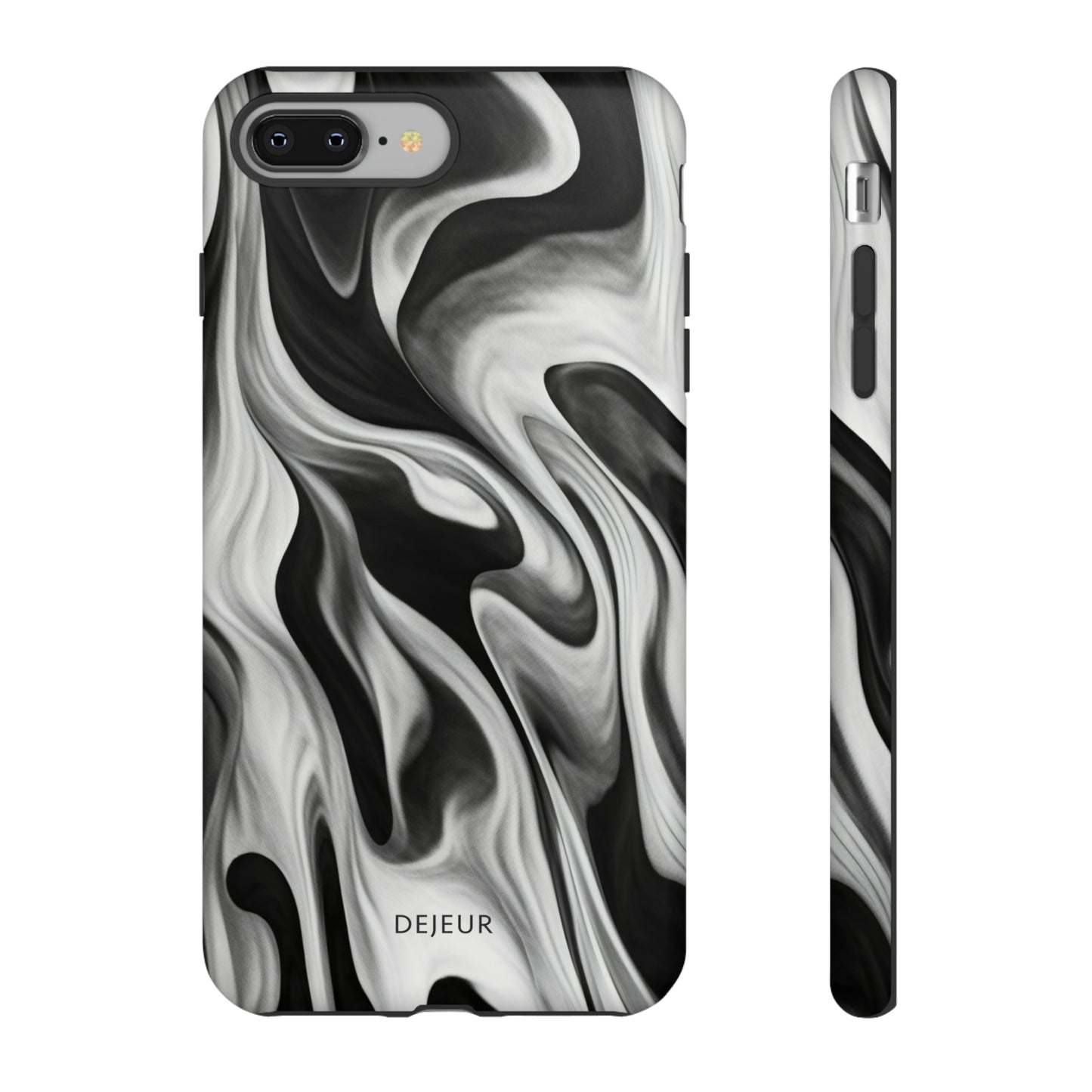 Misty Waves Monochrome - iPhone Tough Case