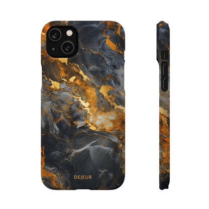 Platinum Gold Marble - iPhone Snap Case