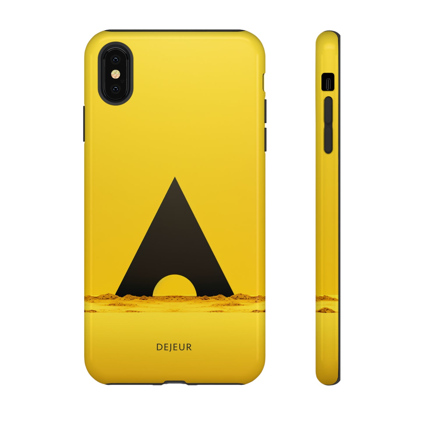 Sun Triangle Yellow - iPhone Tough Case