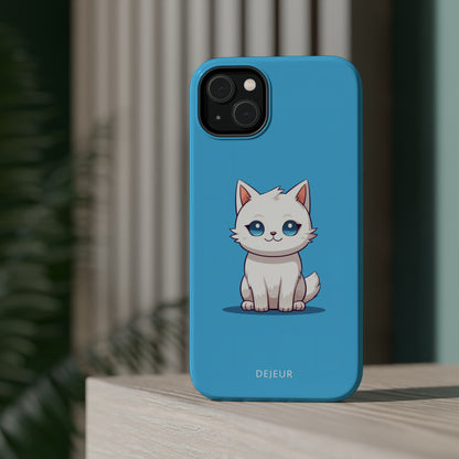 Little Blue Eyed Cat - iPhone MagSafe Tough Case