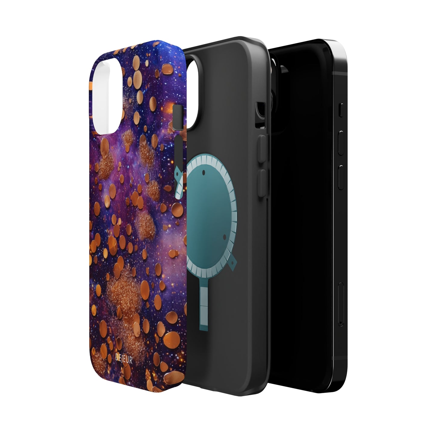 Cosmic Glitter Circles - iPhone MagSafe Tough Case