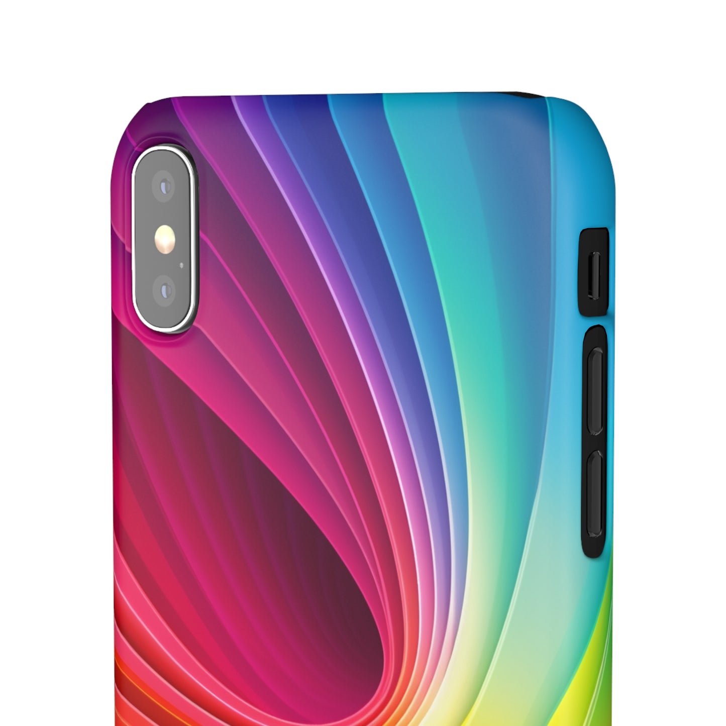 Rainbow Swirl - iPhone Snap Case