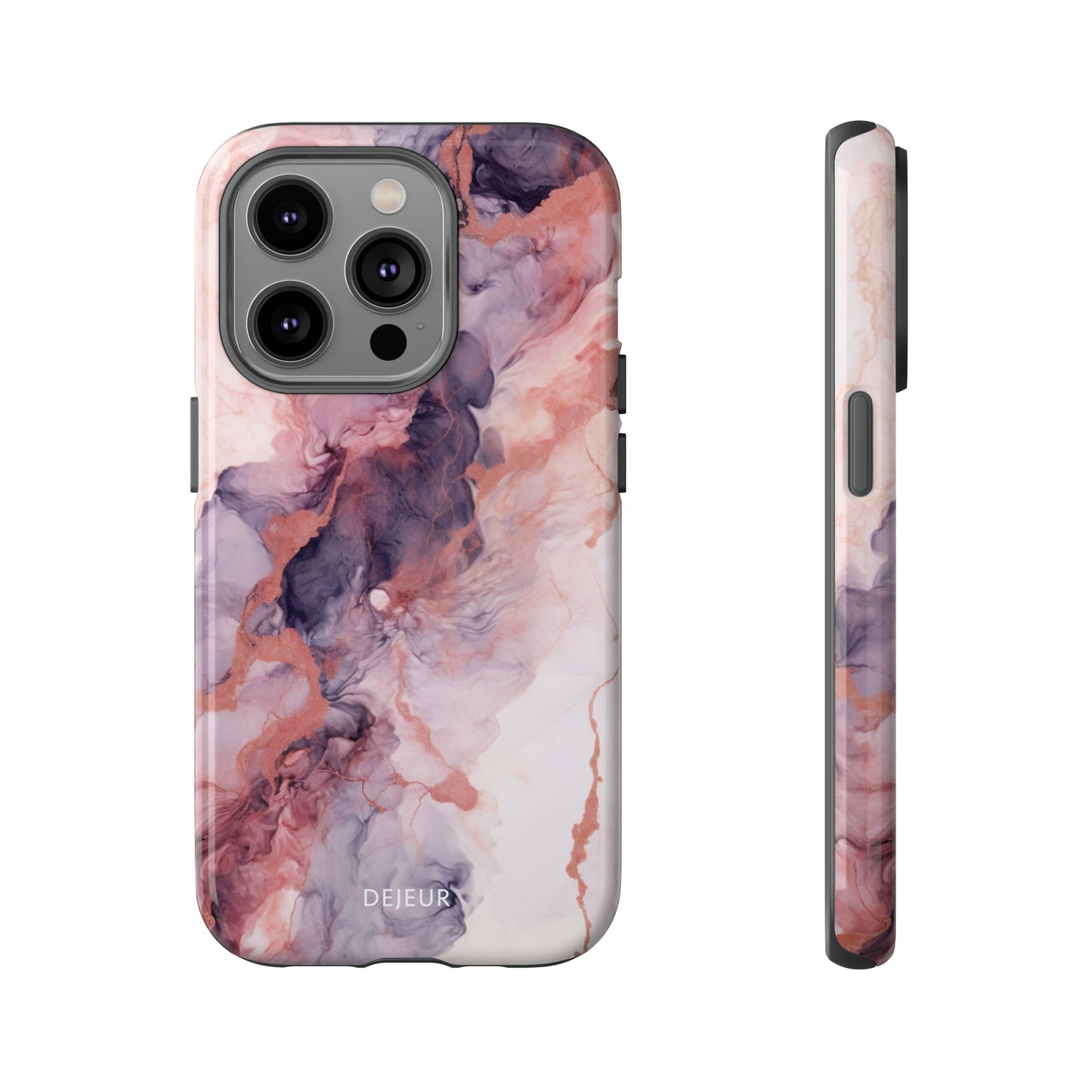 Royal Purple Marble - iPhone Tough Case