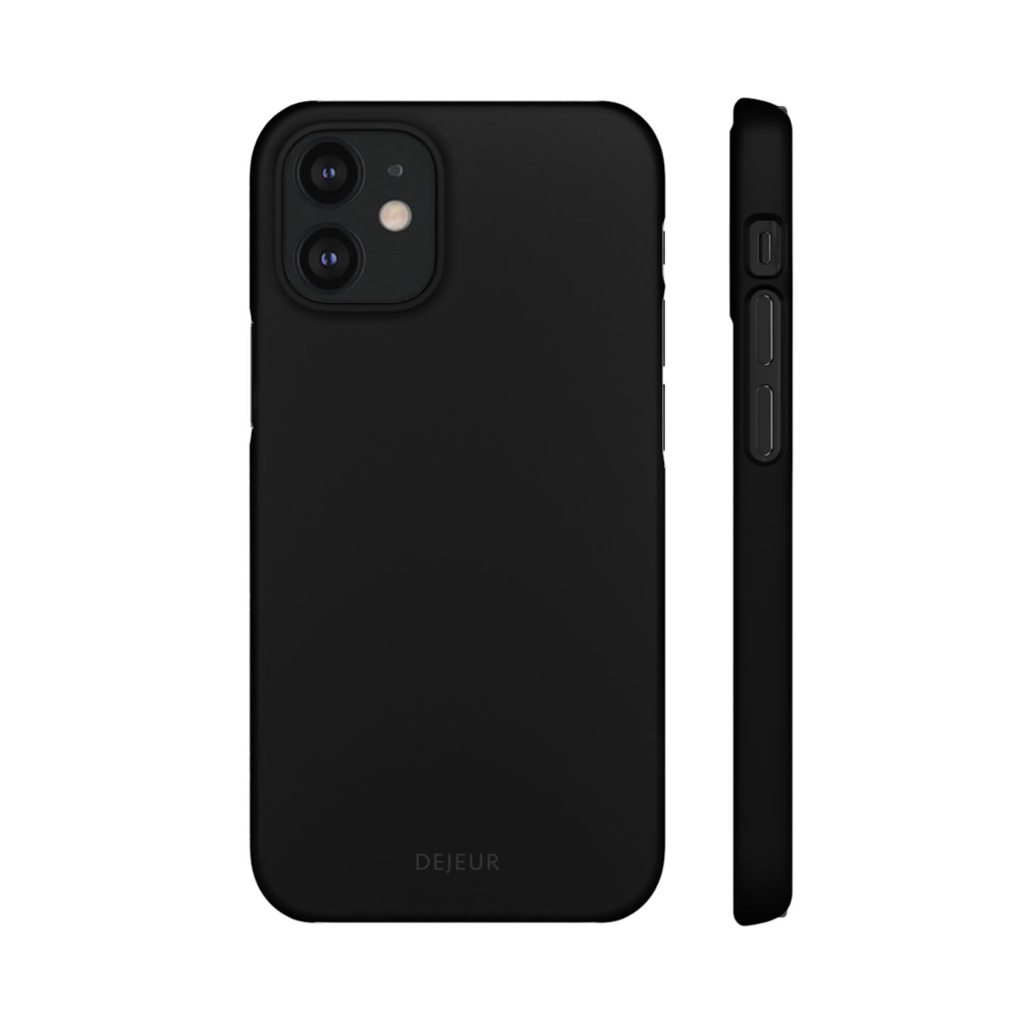 Pure Black - iPhone Snap Case