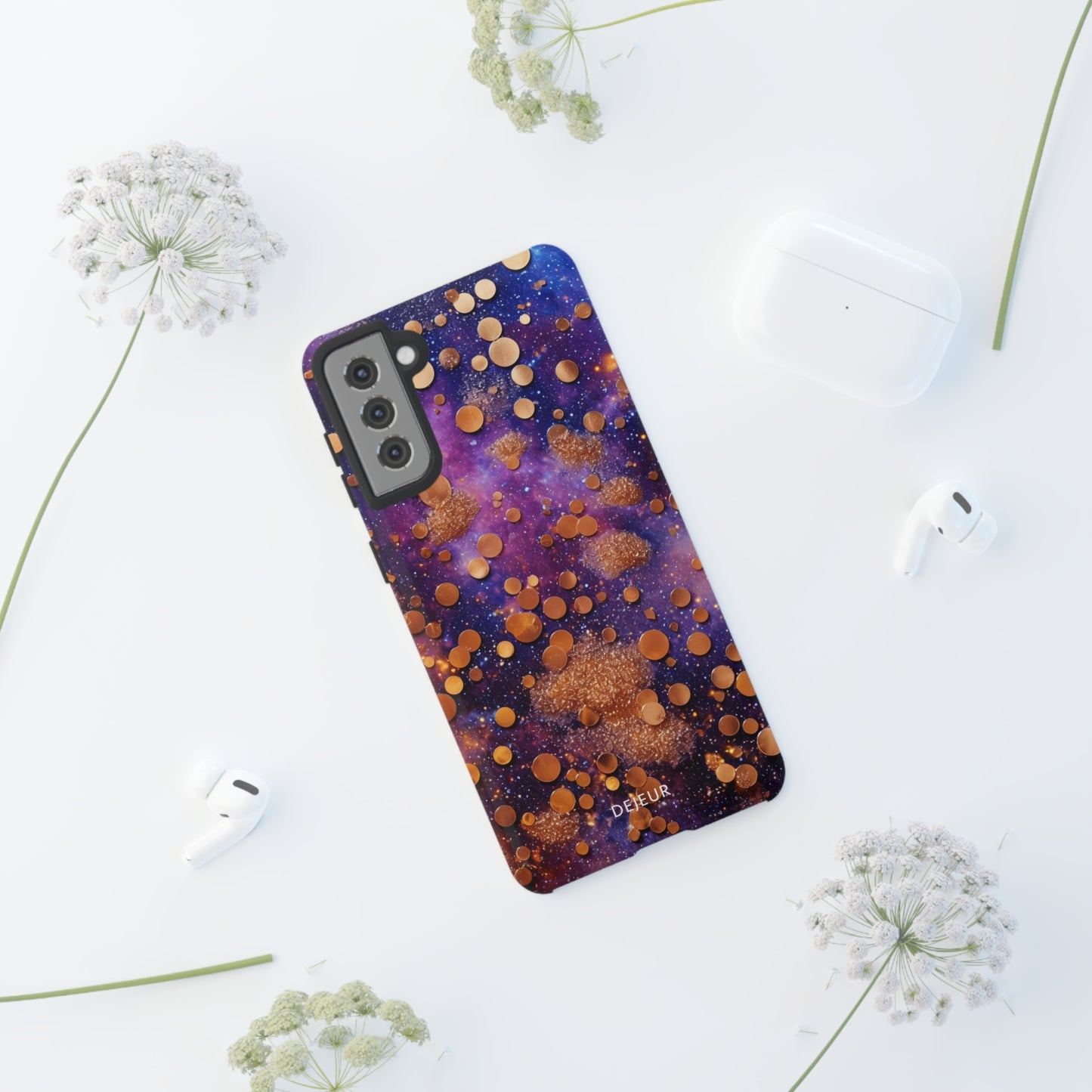 Cosmic Glitter Circles - Samsung Galaxy Tough Case