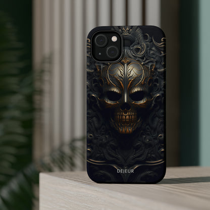 Dark Bronze Skull - iPhone MagSafe Tough Case