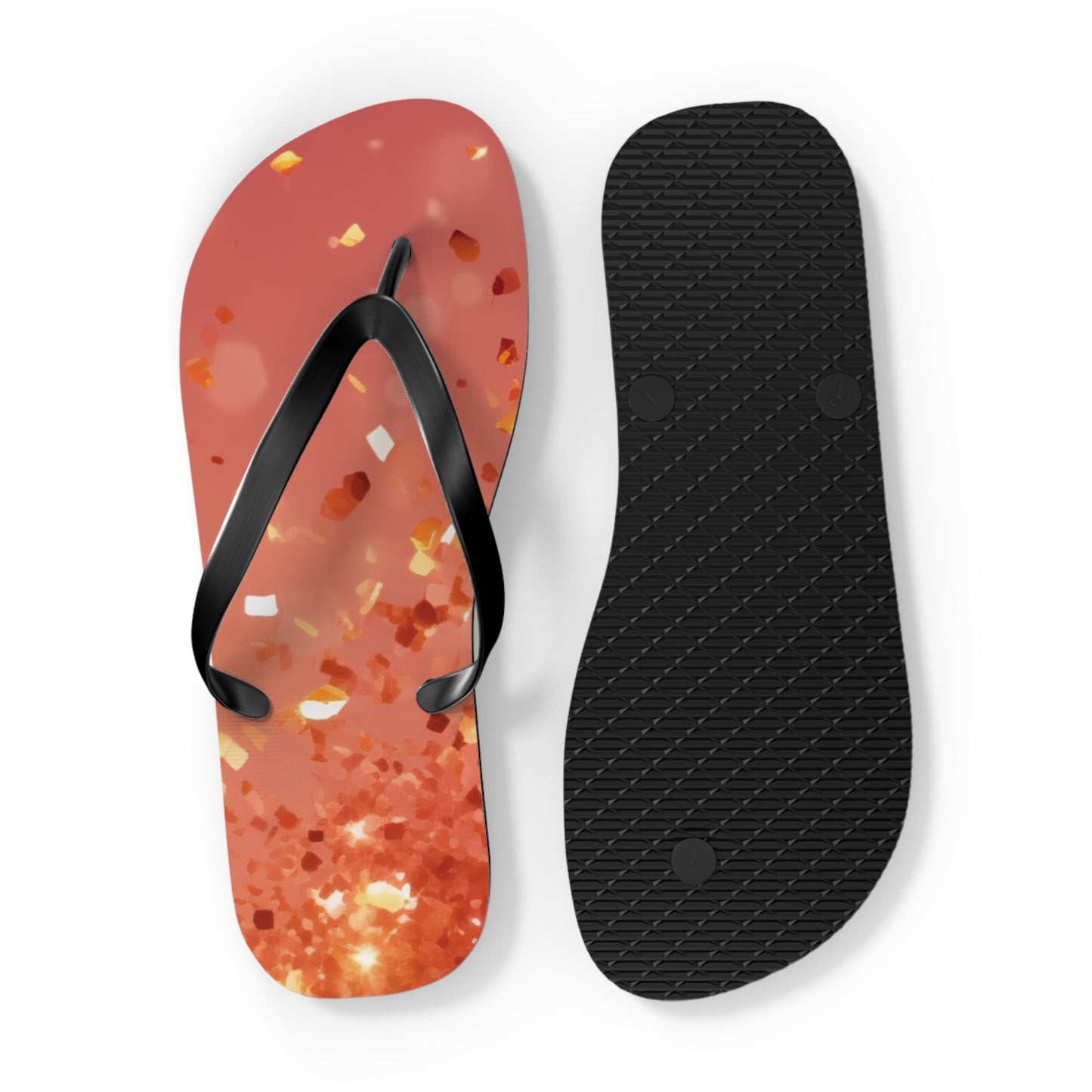 Rose Confetti Glitter - Flip Flops