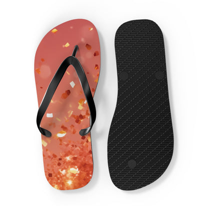 Rose Confetti Glitter - Flip Flops
