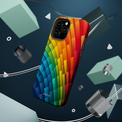 Rainbow Bars - iPhone MagSafe Tough Case