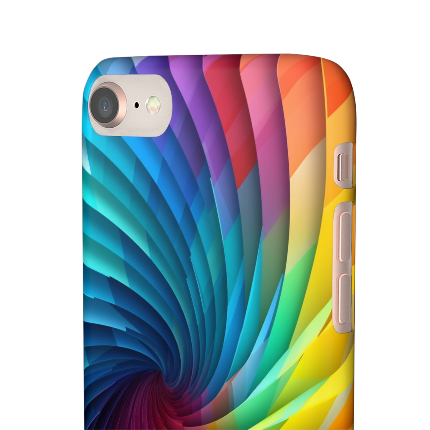 Rainbow Spiral - iPhone Snap Case