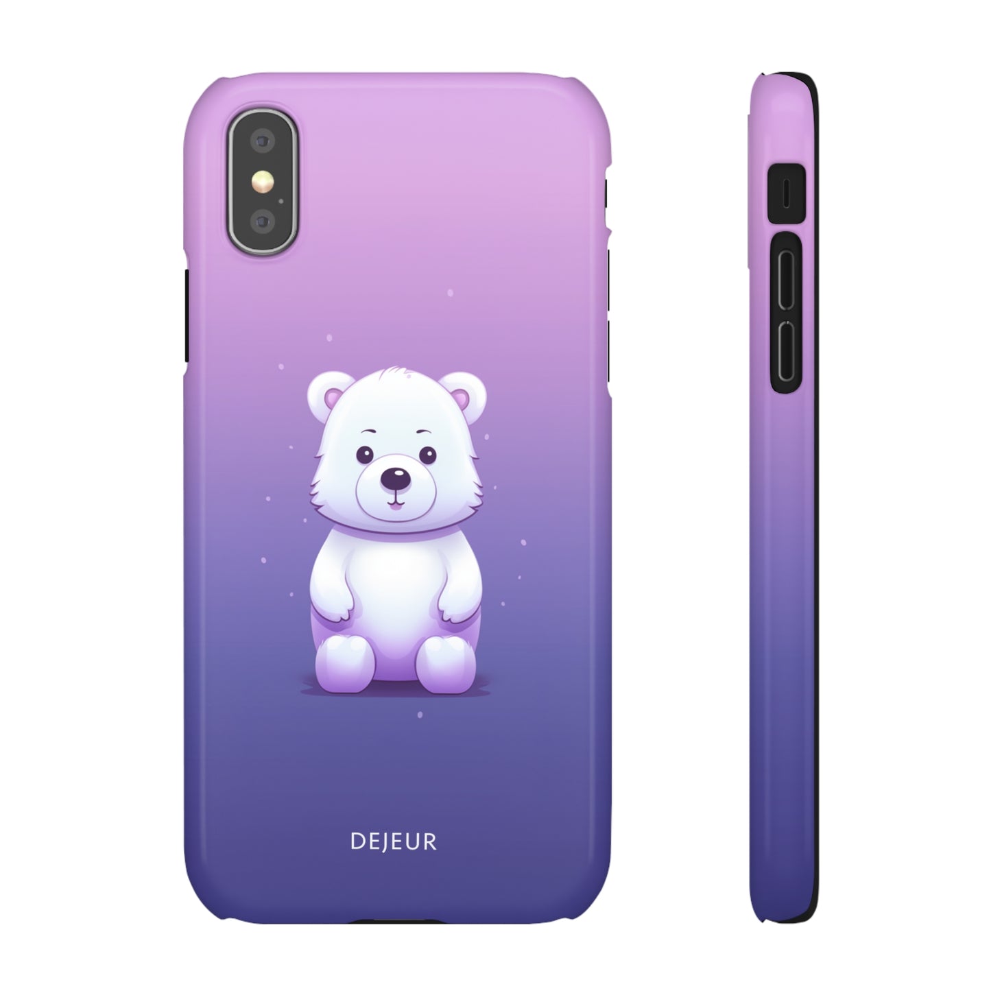 Violet Bear - iPhone Snap Case