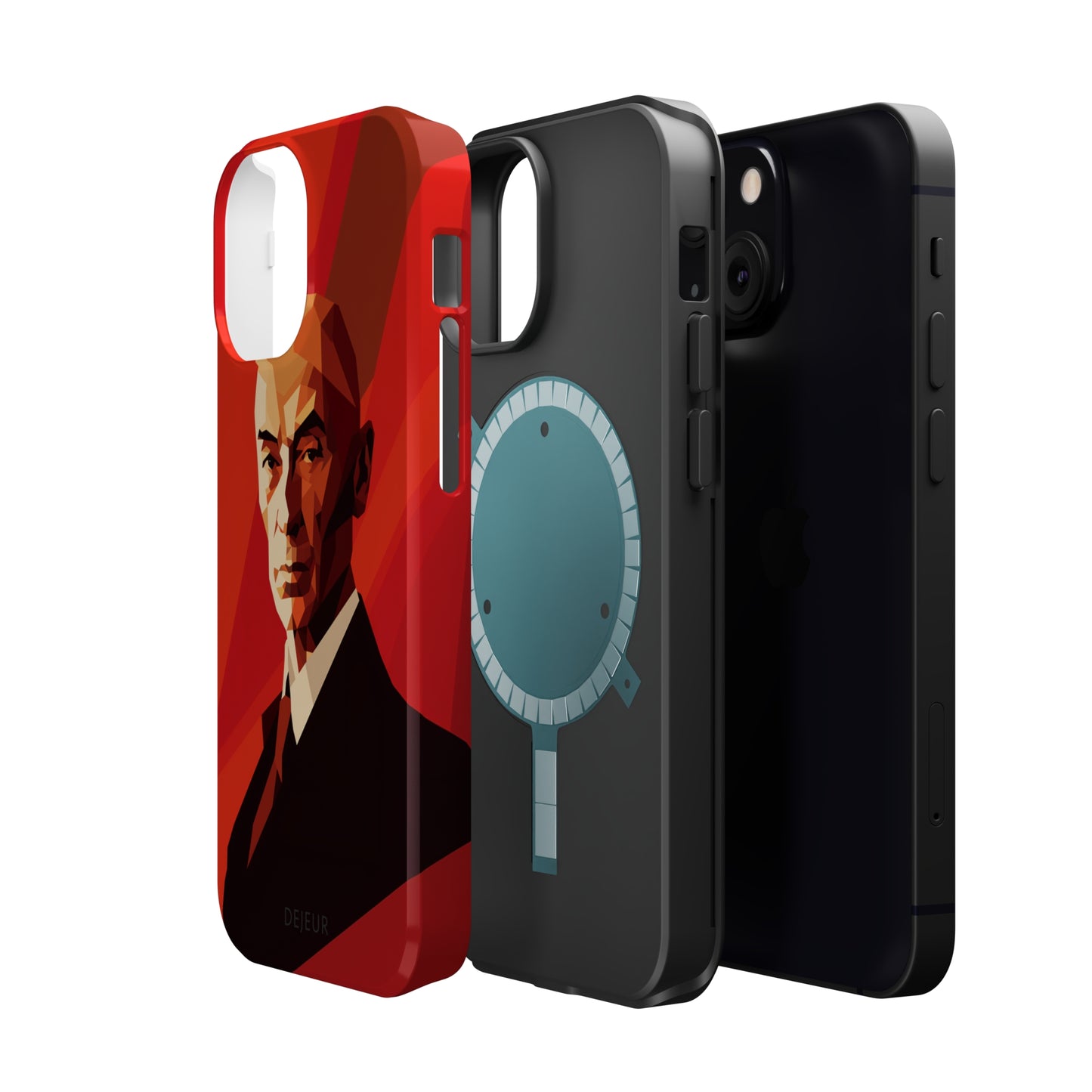 Oppenheimer Minimalist Portrait - iPhone MagSafe Tough Case