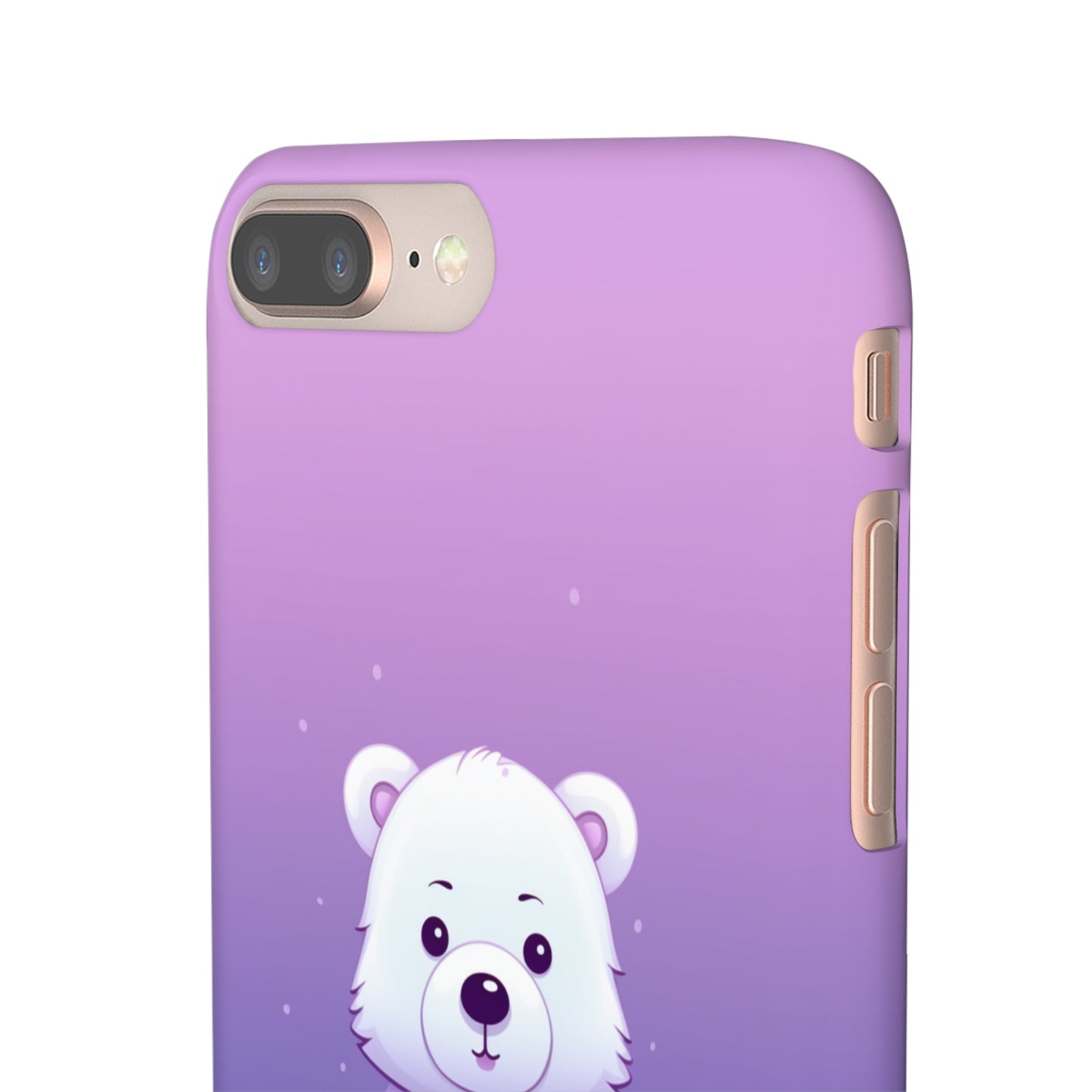 Violet Bear - iPhone Snap Case