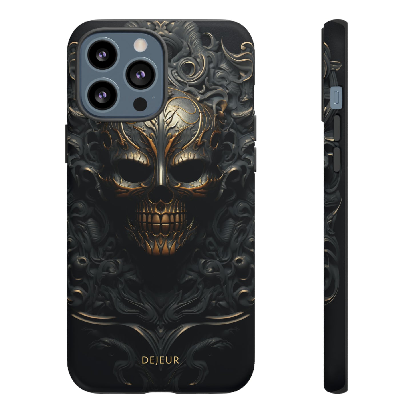 Dark Bronze Skull - iPhone Tough Case