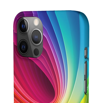 Rainbow Swirl - iPhone Snap Case