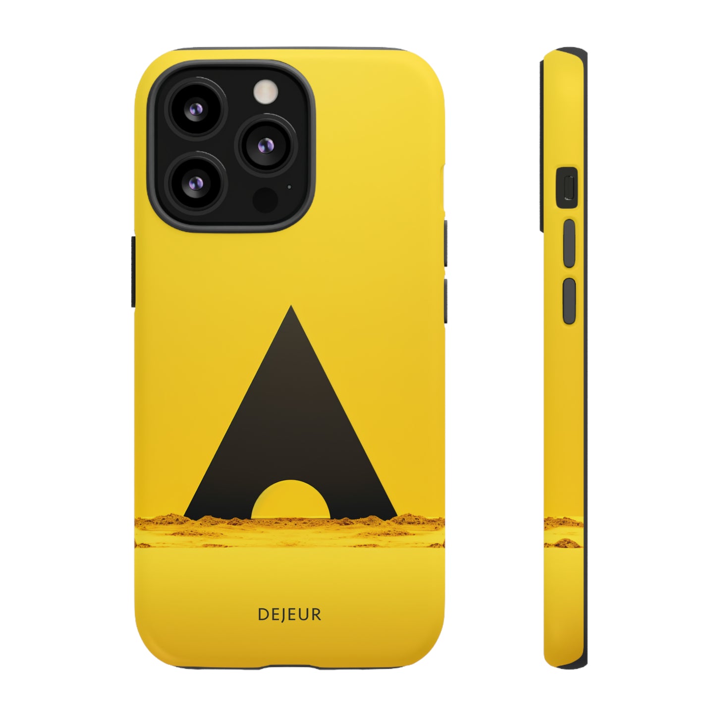 Sun Triangle Yellow - iPhone Tough Case