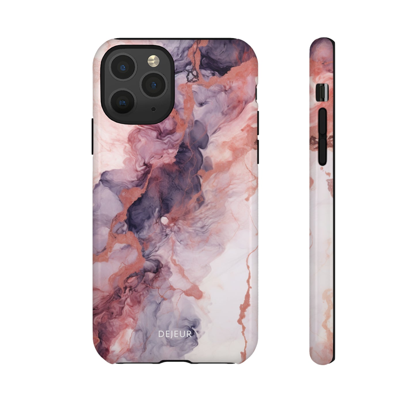 Royal Purple Marble - iPhone Tough Case