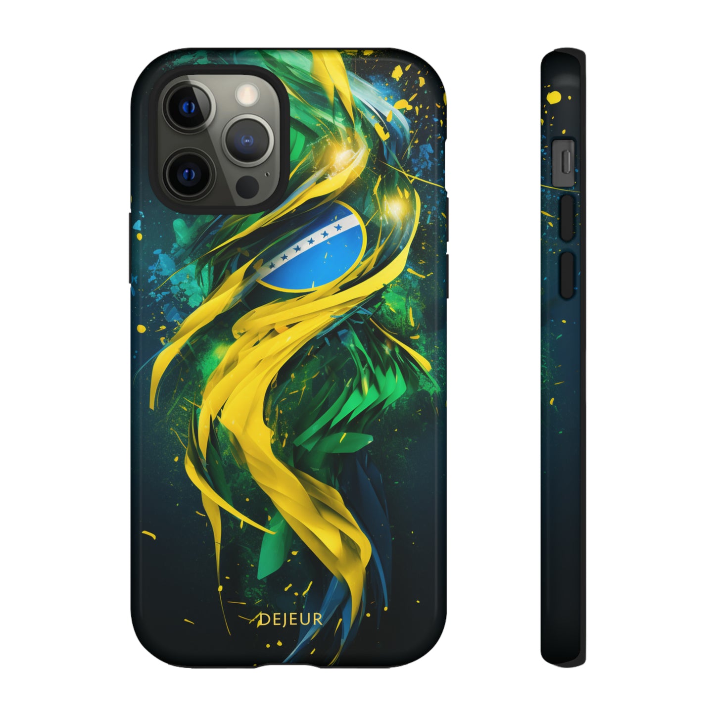 Brazil Splatter Design - iPhone Tough Case