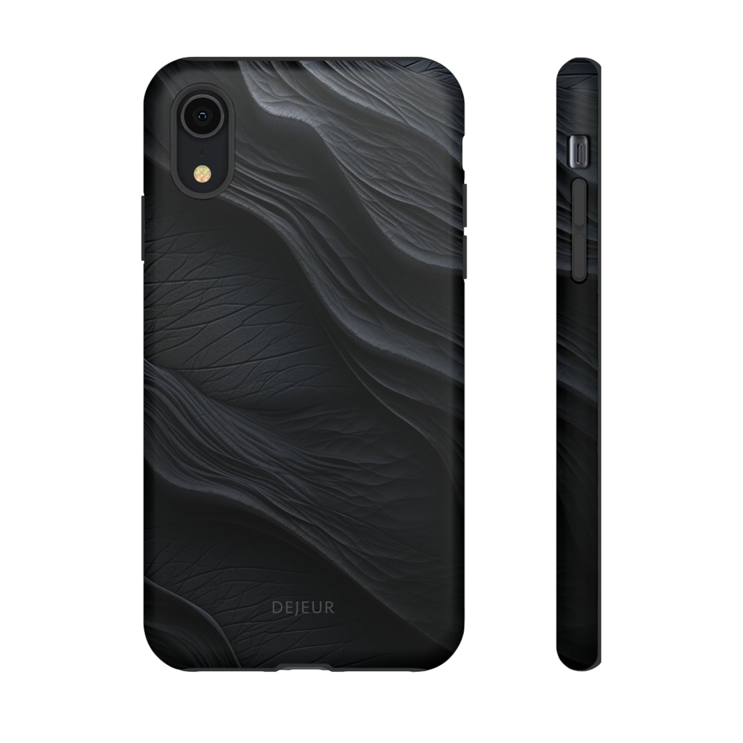 Charcoal Ripples - iPhone Tough Case