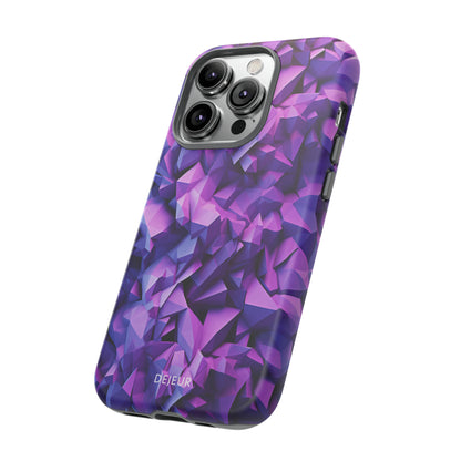 3D Purple Pattern - iPhone Tough Case