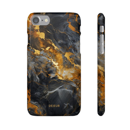 Platinum Gold Marble - iPhone Snap Case