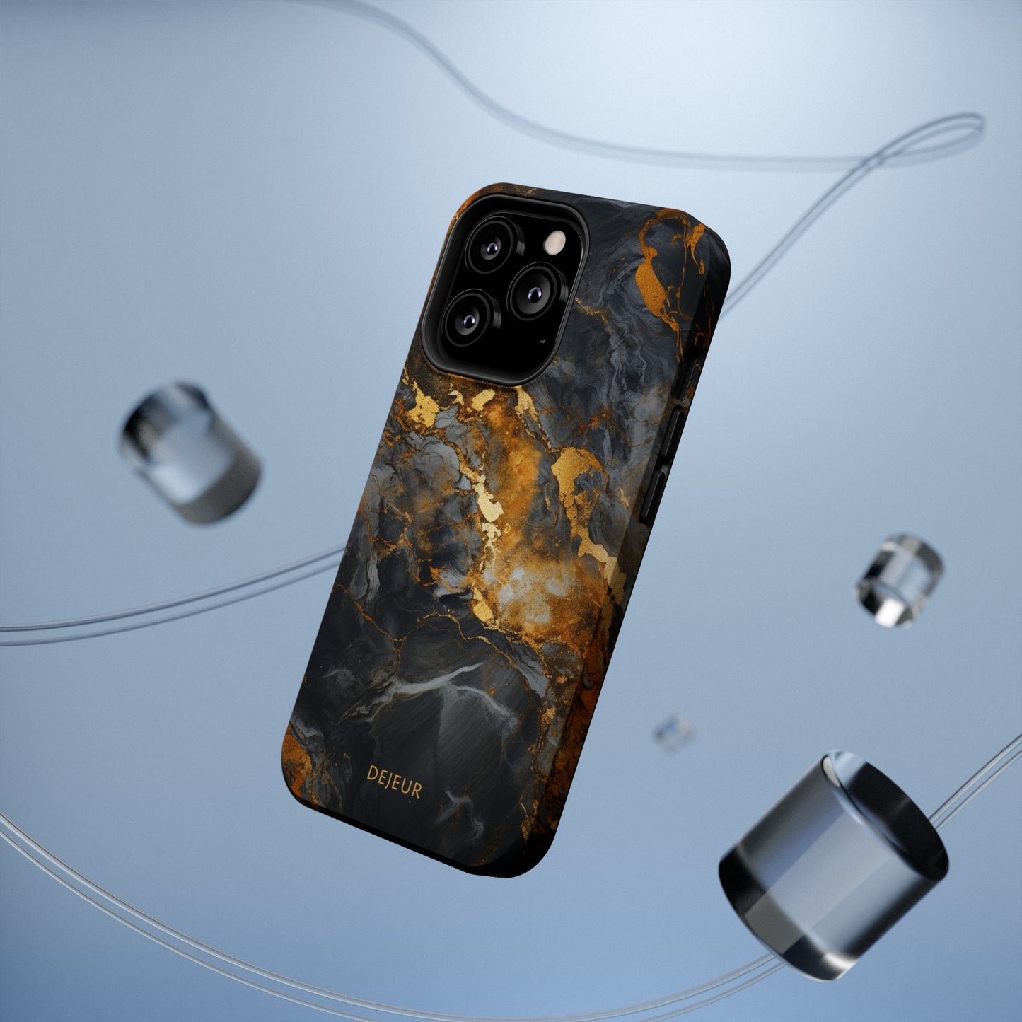 Platinum Gold Marble - iPhone MagSafe Tough Case