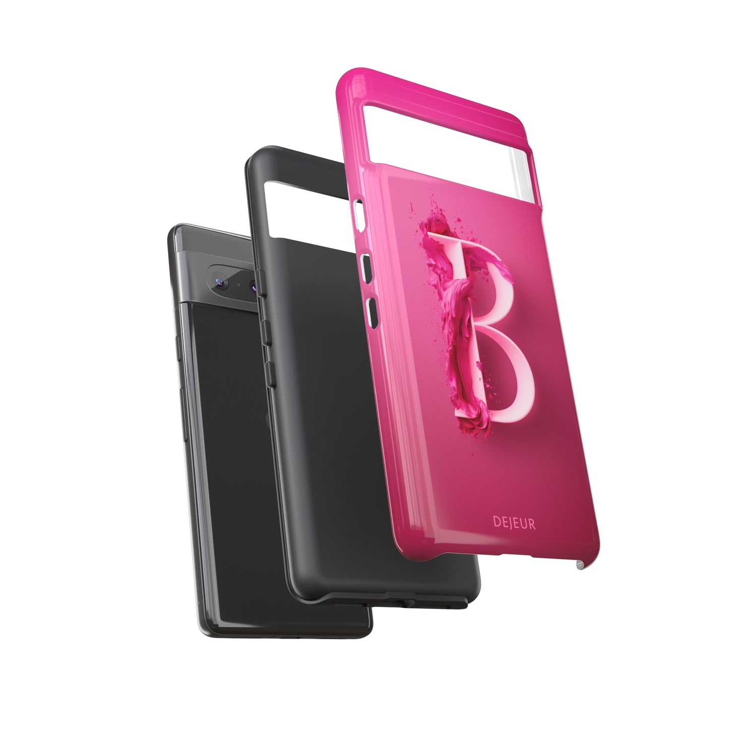 B Hot Pink Splash - Google Pixel Tough Case