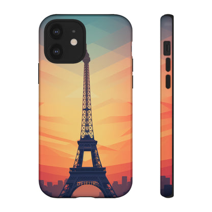 Eiffel Tower Sunset - iPhone Tough Case