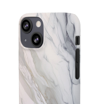 Light Cloud Marble - iPhone Snap Case