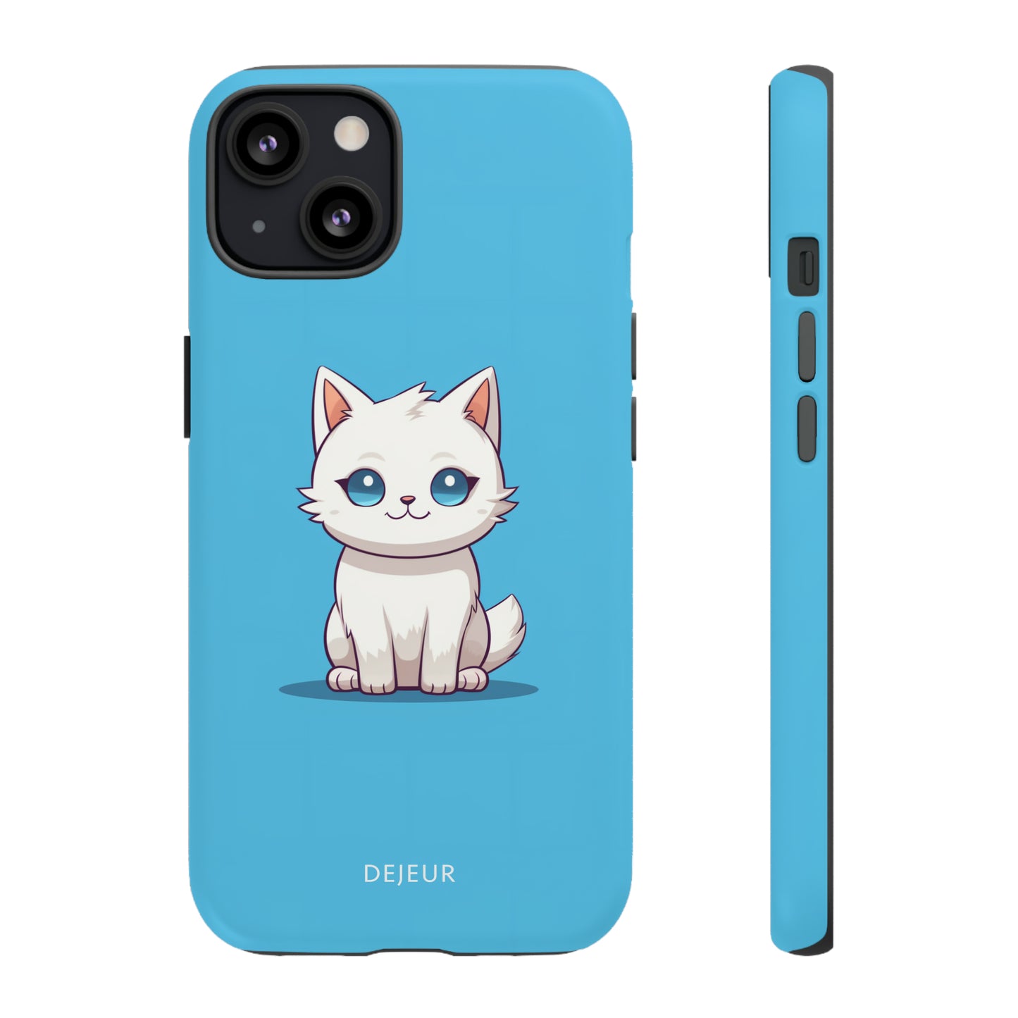 Little Blue Eyed Cat - iPhone Tough Case