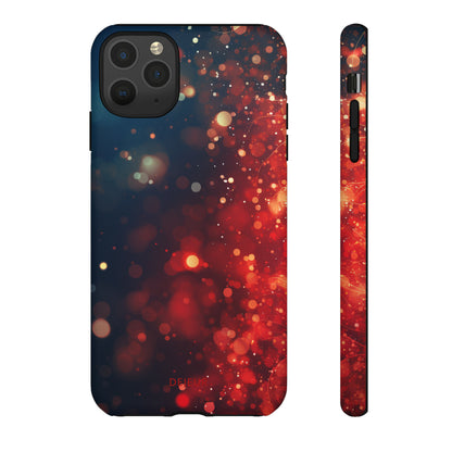 Midnight Red Shimmer - iPhone Tough Case