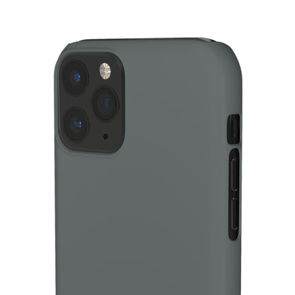 Graphite Grey B - iPhone Snap Case