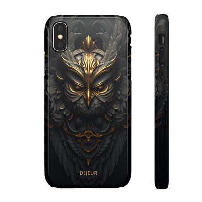 Golden Dark Owl - iPhone Snap Case